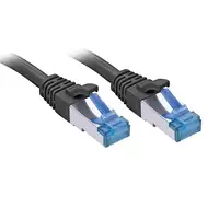 Lindy 47415 cable de red Negro 3 m Cat6a S/FTP (S-STP)