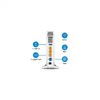FRITZ!Box 4060 router inalámbrico Gigabit Ethernet Tribanda (2,4 GHz/5 GHz/5 GHz)