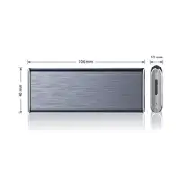 Conceptronic DDE03G caja para disco duro externo Caja externa para unidad de estad