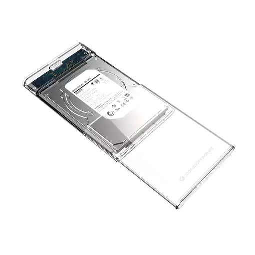 Conceptronic DANTE03T caja para disco duro externo Carcasa de disco duro/SSD Trans