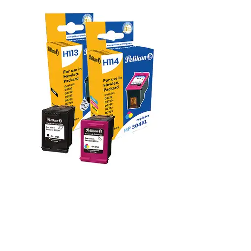 Pelikan 4950930 cartucho de tinta 2 pieza(s) Compatible Cian, Magenta, Amarillo