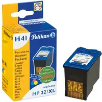 Pelikan H41 cartucho de tinta 3 pieza(s) Rendimiento estándar Cian, Magenta, Amari