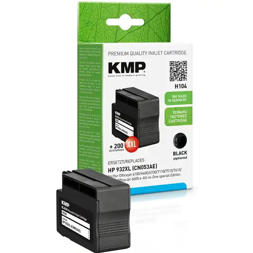 KMP H84 cartucho de tinta 1 pieza(s) Negro