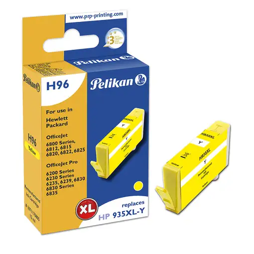 Pelikan H96 Yellow cartucho de tinta 1 pieza(s) Compatible Alto rendimiento (XL) A