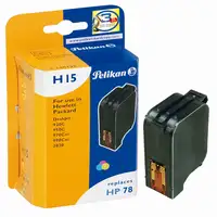 Pelikan H15 cartucho de tinta 1 pieza(s) Cian, Magenta, Amarillo