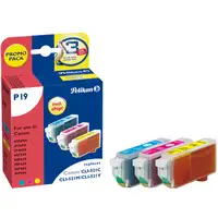Pelikan 3 Ink cartridges cartucho de tinta 3 pieza(s) Cian, Magenta, Amarillo