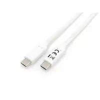 Equip 128361 Cable USB 3.2 Gen 1 C a C, M/M , 1,0m, PD 60W, 5Gbps, Blanco