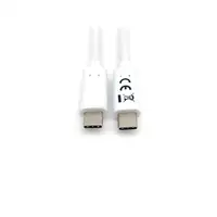 Equip 128361 Cable USB 3.2 Gen 1 C a C, M/M , 1,0m, PD 60W, 5Gbps, Blanco