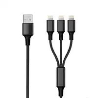 2GO 797155 cable de conector Lightning 1,5 m Negro