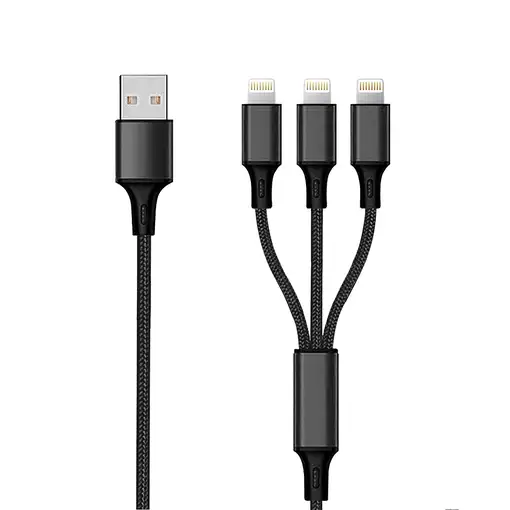 2GO 797155 cable de conector Lightning 1,5 m Negro