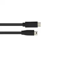 Alcasa 3310-CM003 cable USB USB 2.0 0,3 m USB C Mini-USB B Negro