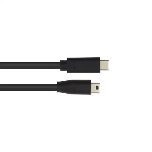 Alcasa 3310-CM003 cable USB USB 2.0 0,3 m USB C Mini-USB B Negro