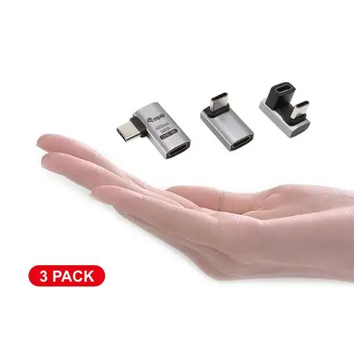 Equip Adaptador USB 4 C a C, 40Gbps, PD 240W, paquete de 3