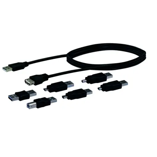 Schwaiger CAUSET531 cable USB USB 2.0 USB A Negro