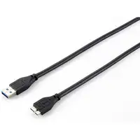 Equip 128397 Cable USB 3.0 A a Micro-B , M/M, 1,8m, 5Gbps, Negro