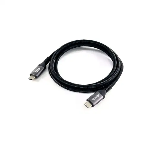 Equip 128381 Cable USB 4 Gen 3 C a C, M/M, 1,2m, PD3.1 240W, 8K/60Hz, 40Gbps, Negr