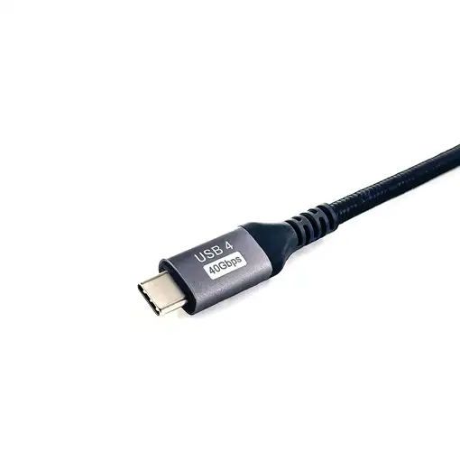Equip 128381 Cable USB 4 Gen 3 C a C, M/M, 1,2m, PD3.1 240W, 8K/60Hz, 40Gbps, Negr