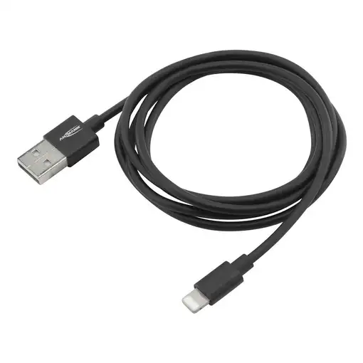 Ansmann 1700-0078 cable de conector Lightning 1,2 m Negro