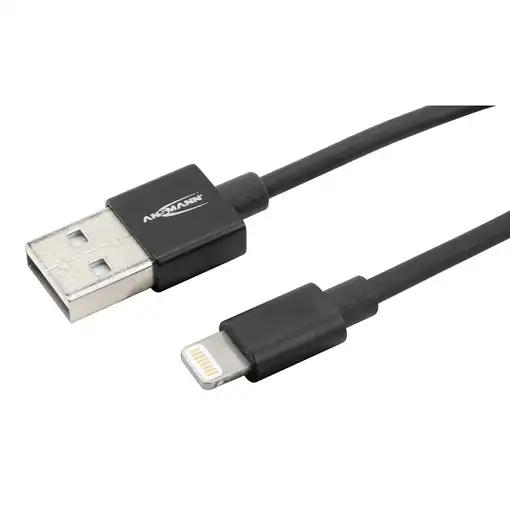 Ansmann 1700-0078 cable de conector Lightning 1,2 m Negro