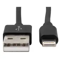 Ansmann 1700-0078 cable de conector Lightning 1,2 m Negro
