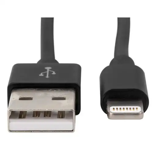 Ansmann 1700-0078 cable de conector Lightning 1,2 m Negro