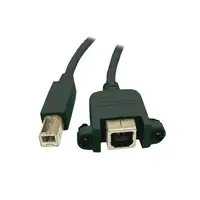 Alcasa USB 2.0 B/B 1m cable USB USB B Negro