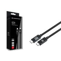 Conceptronic ETTA04B12 cable USB USB4 Gen 3x2 1,2 m USB C Negro