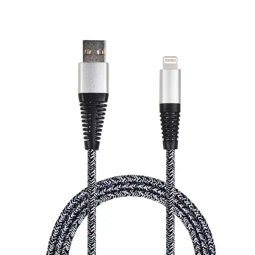 2GO 795952 cable de conector Lightning 1 m Plata
