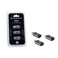 Conceptronic DONN05G cambiador de género para cable USB 2.0 Type-C USB 2.0 Micro N