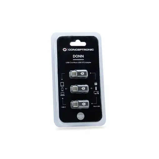 Conceptronic DONN05G cambiador de género para cable USB 2.0 Type-C USB 2.0 Micro N