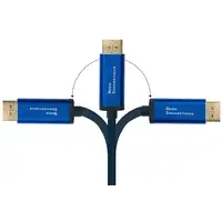 Alcasa 4812-CSF015B adaptador de cable de vídeo 1,5 m USB Tipo C DisplayPort Azul