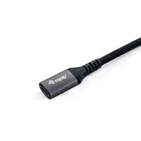 Equip 128371 Cable de extensión USB 3.2 Gen 2 C a C, M/F, 1,0m, 4K/60Hz, 10Gbps, N