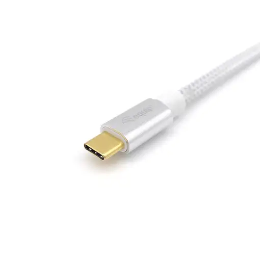 Equip 128356 Cable USB 3.2 Gen 2 C a C, M/M, 1,0m, PD 100W , 4K/60Hz, 10Gbps, Blan