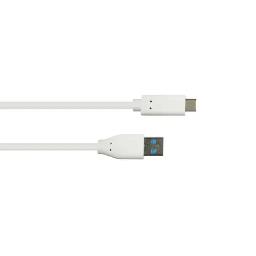 Alcasa 2831-AC010W cable USB USB 3.2 Gen 2 (3.1 Gen 2) 1 m USB A USB C Blanco