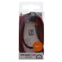 2GO 795947 cable USB USB 3.2 Gen 1 (3.1 Gen 1) 1 m USB B USB C Rojo
