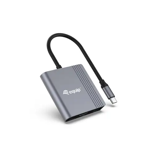Equip Adaptador 3 en 1 USB-C a HDMI / USB-A / USB PD, 4K/60Hz, 100W USB PD