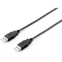 Equip 128870 Cable USB 2.0 A-A, 1,8 m , Negro