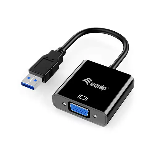 Equip Adaptador de USB 3.0 a VGA (HD15)