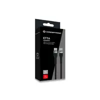 Conceptronic ETTA01B20 cable USB USB 2.0 2 m USB C Negro