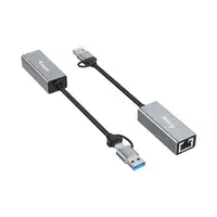 Equip Adaptador de USB-C a 2,5 Gigabit Ethernet de red (USB-C+A)