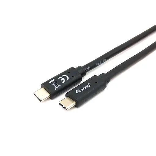 Equip 128347 Cable USB 3.2 Gen 1 C a C, M/M , 2,0m, PD 60W, 5Gbps, Negro