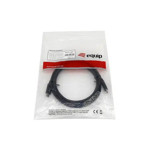 Equip 128347 Cable USB 3.2 Gen 1 C a C, M/M , 2,0m, PD 60W, 5Gbps, Negro