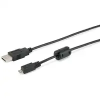 Equip 128551 Cable USB 2.0 Tipo A a Micro-B, 1,8 m , Negro