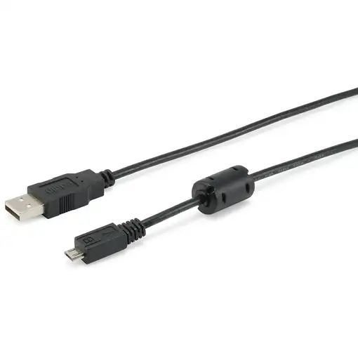 Equip 128551 Cable USB 2.0 Tipo A a Micro-B, 1,8 m , Negro