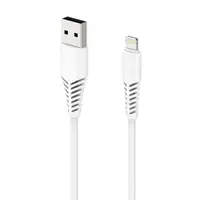 2GO 797288 cable de conector Lightning 1 m Blanco