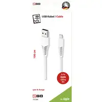 2GO 797288 cable de conector Lightning 1 m Blanco