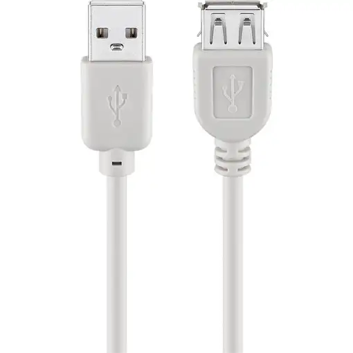 Goobay 68715 cable USB USB 2.0 1,8 m USB A Gris