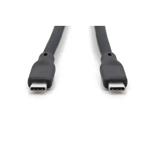 Digitus Cable USB de silicona, USB 10Gbps, 0,5m, negro