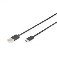 Digitus Cable de conexión USB tipo C, tipo C a A