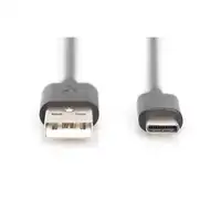 Digitus Cable de conexión USB tipo C, tipo C a A